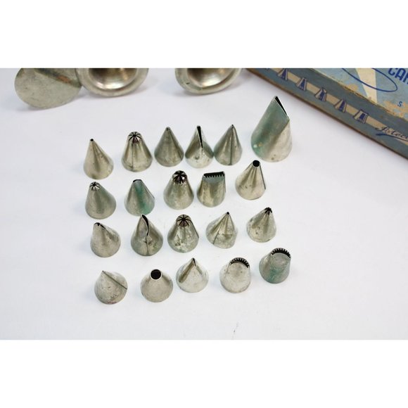 Ateco Standard Care Ornamentor Icing Tips Vintage in Box 88951 - Picture 3 of 5